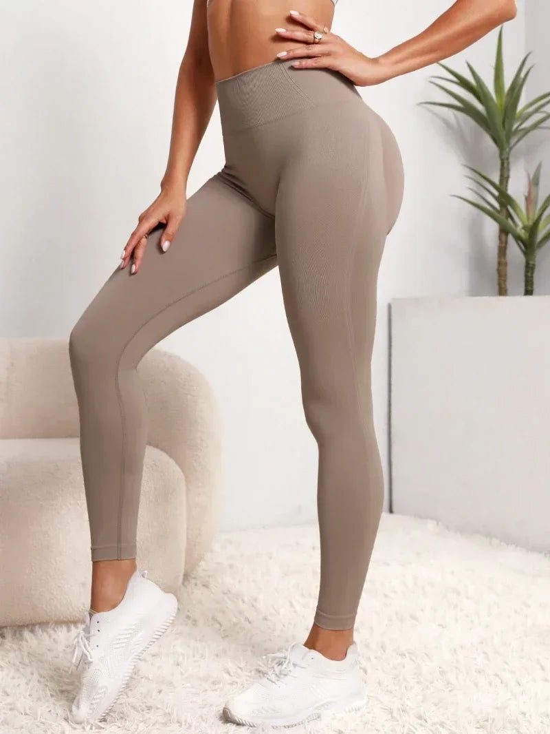 Yoga Leggings Push Up Damen Sport Hose Fitness Gym Stretch Leggins Jogginghose