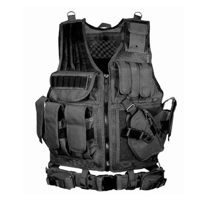 Taktische Weste Herren Militär MOLLE Einsatzweste Für Jagd CS Outdoor Airsoft