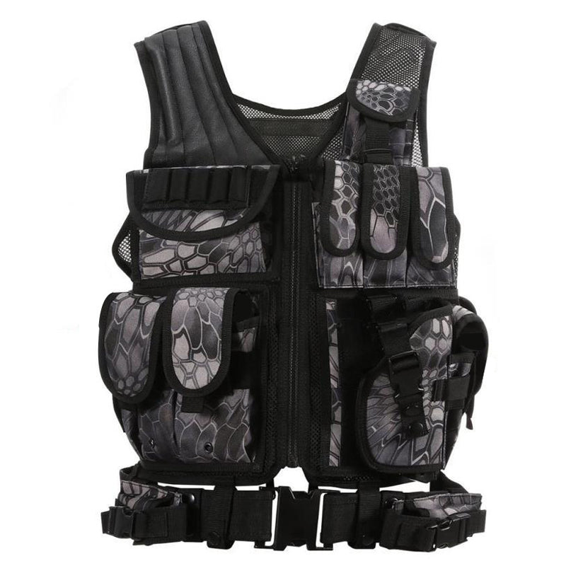 Taktische Weste Herren Militär MOLLE Einsatzweste Für Jagd CS Outdoor Airsoft